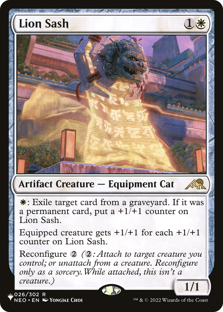 Lion Sash (LIST-026/302) - The List