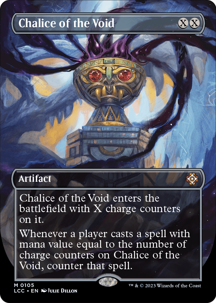 Chalice of the Void (Borderless) (LCC-105) - The Lost Caverns of Ixalan Commander (Borderless)