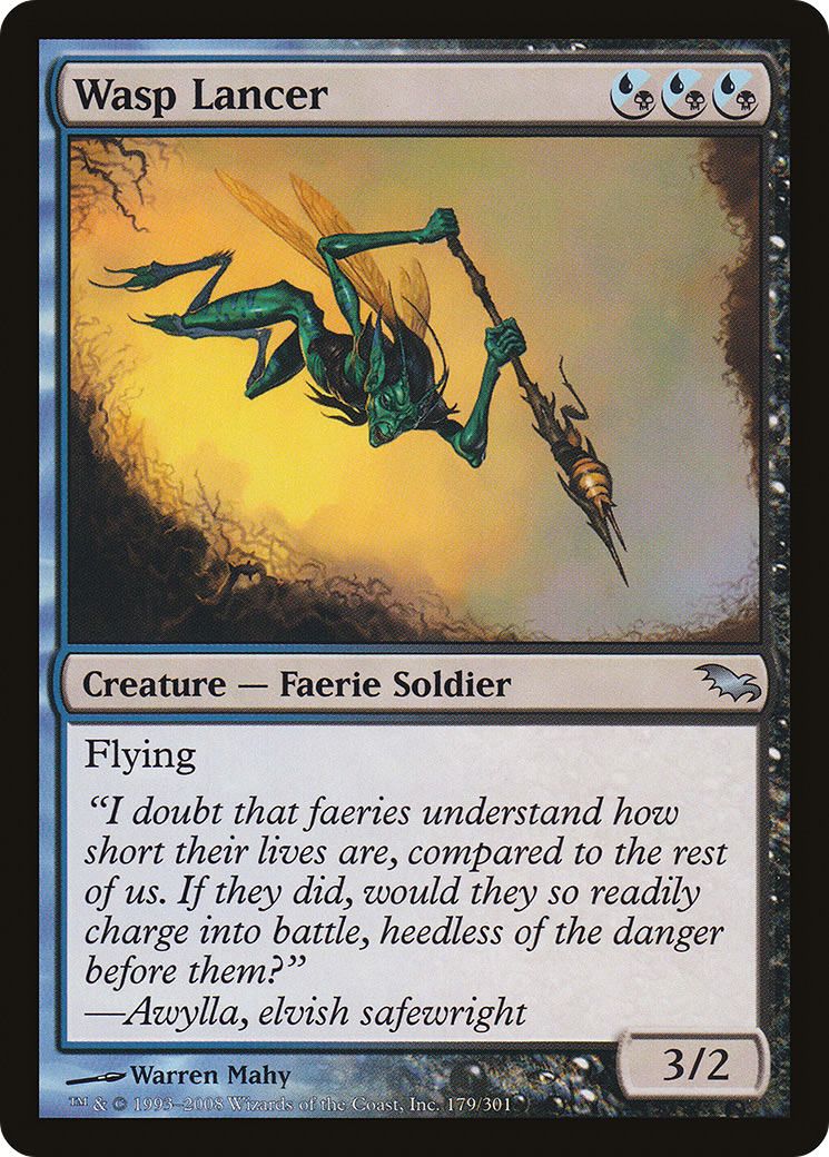 Wasp Lancer (SHM-179) - Shadowmoor