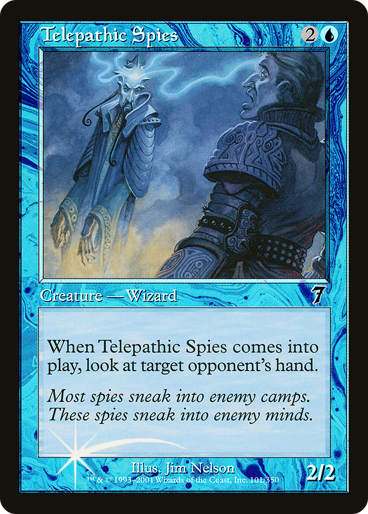 Telepathic Spies (7ED-101) - 7th Edition Foil