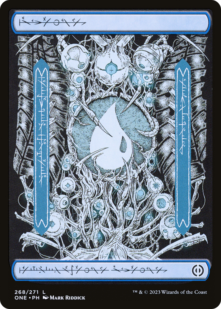 Island (268) - Full Art (ONE-268) - Phyrexia: All Will Be One Foil
