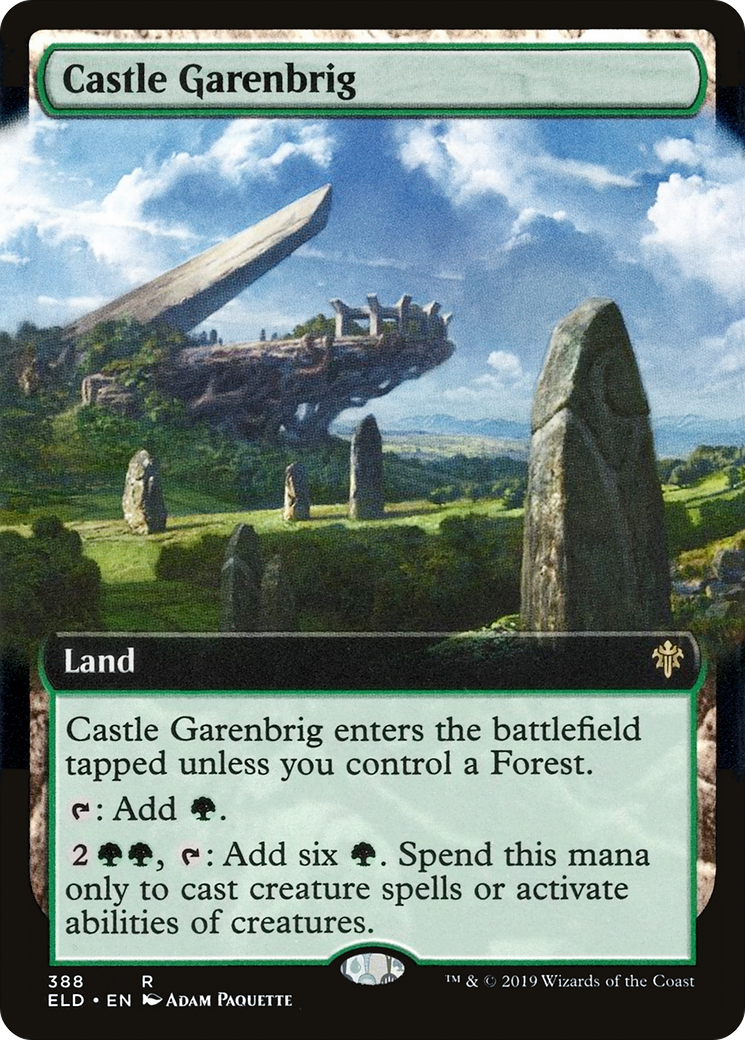 Castle Garenbrig (Extended Art) (ELD-388) - Throne of Eldraine: (Extended Art) Foil