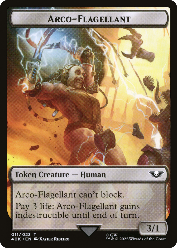 Arco-Flagellant (T40K-011) - Warhammer 40,000 Tokens