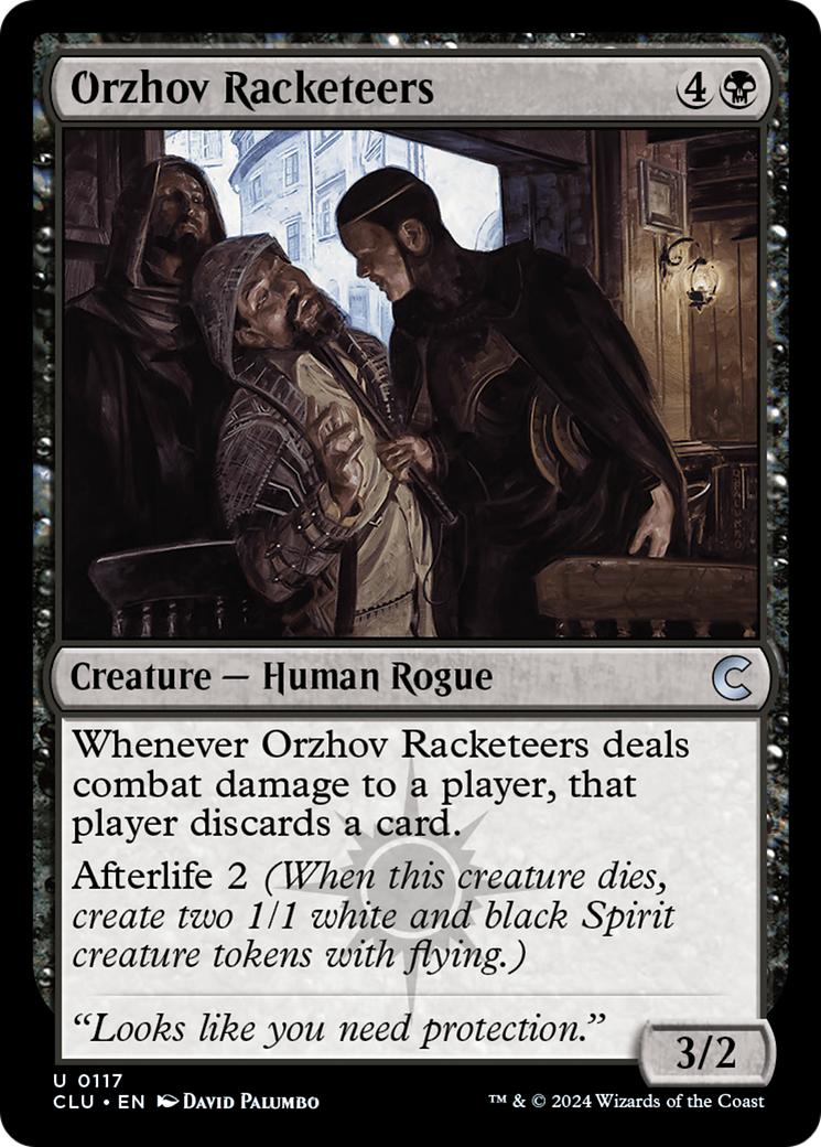 Orzhov Racketeers (CLU-117) - Ravnica: Clue Edition