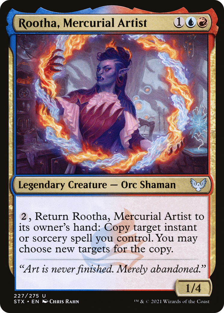 Rootha, Mercurial Artist (STX-227) - Strixhaven: School of Mages Foil