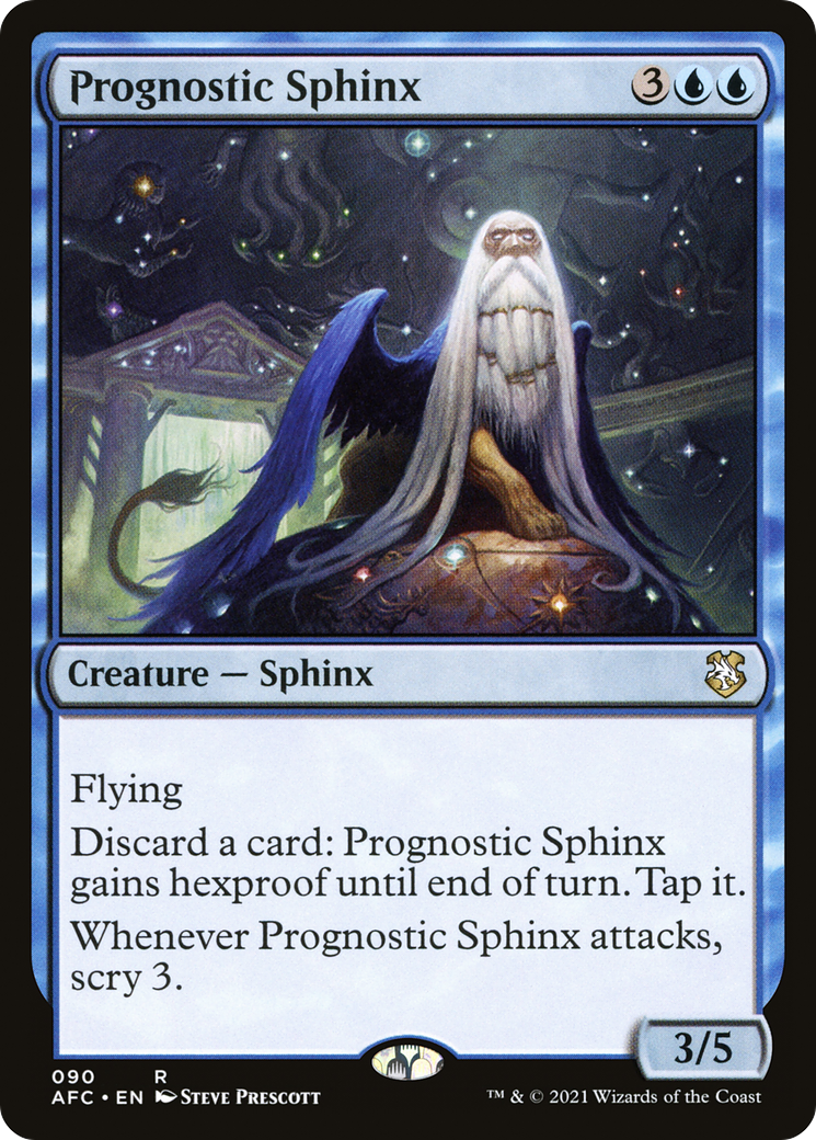 Prognostic Sphinx [Dungeons & Dragons: Adventures in the Forgotten Realms Commander]