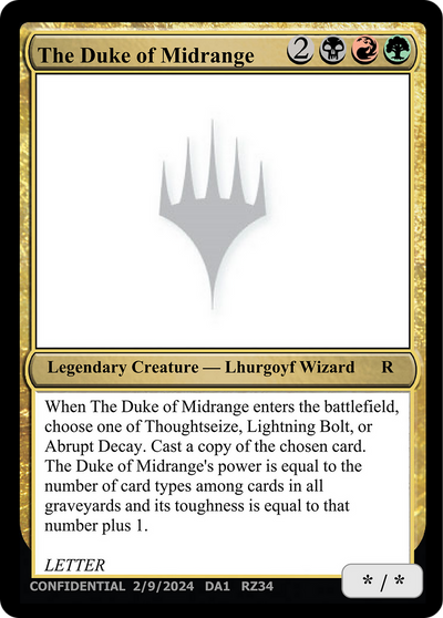 The Duke of Midrange (UNK-RZ34) - Unknown Event