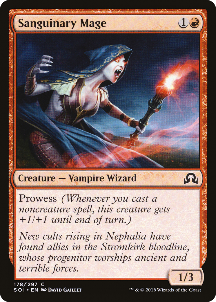 Sanguinary Mage (SOI-178) - Shadows over Innistrad