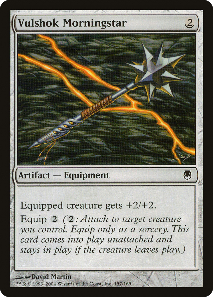 Vulshok Morningstar (DST-157) - Darksteel Foil