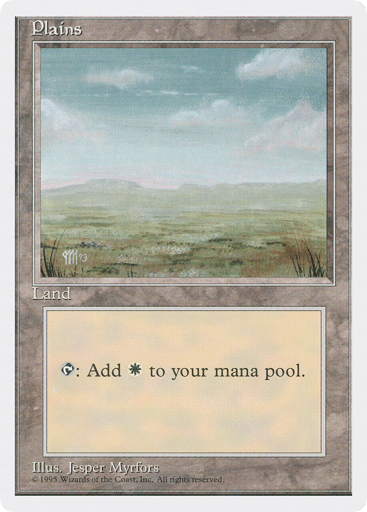 Plains (C) (4ED-186) - Fourth Edition