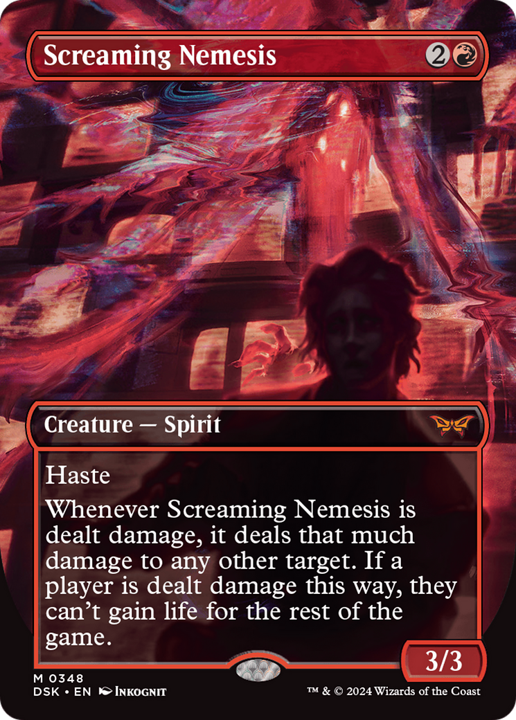Screaming Nemesis (Borderless) (DSK-348) - Duskmourn: House of Horror (Borderless) Foil