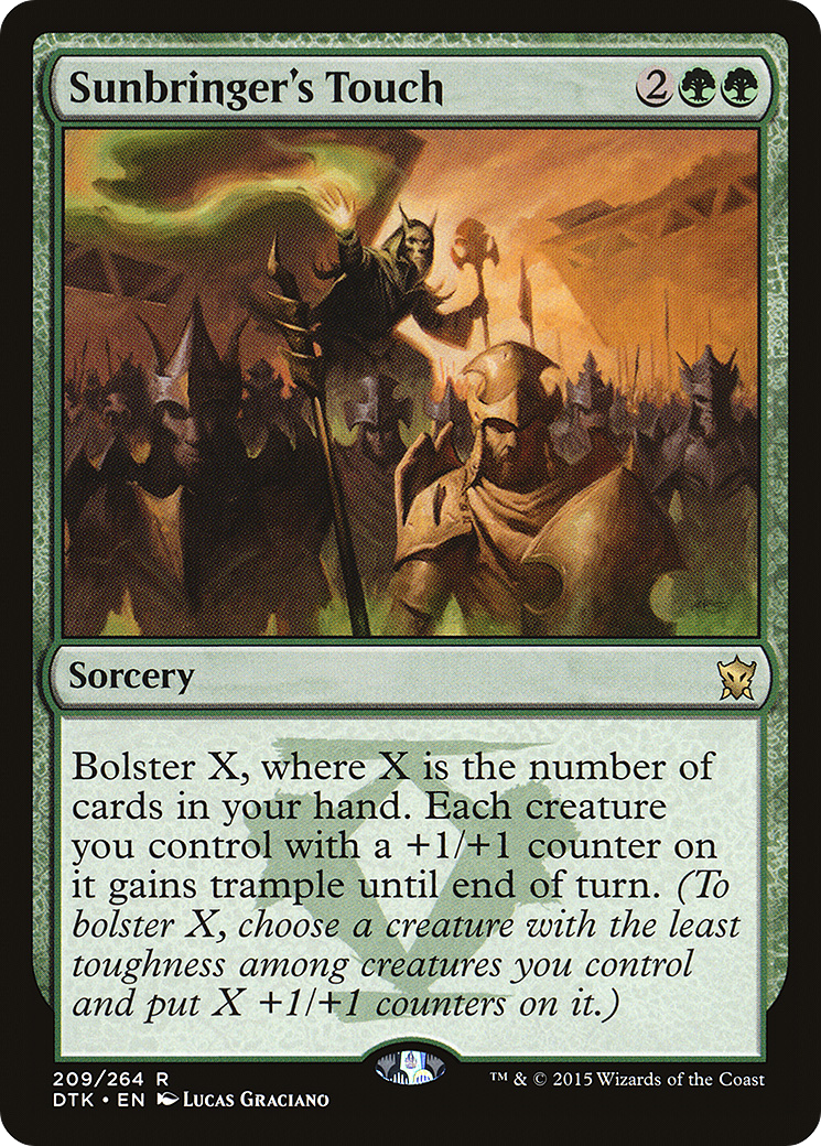 Sunbringer's Touch (DTK-209) - Dragons of Tarkir Foil