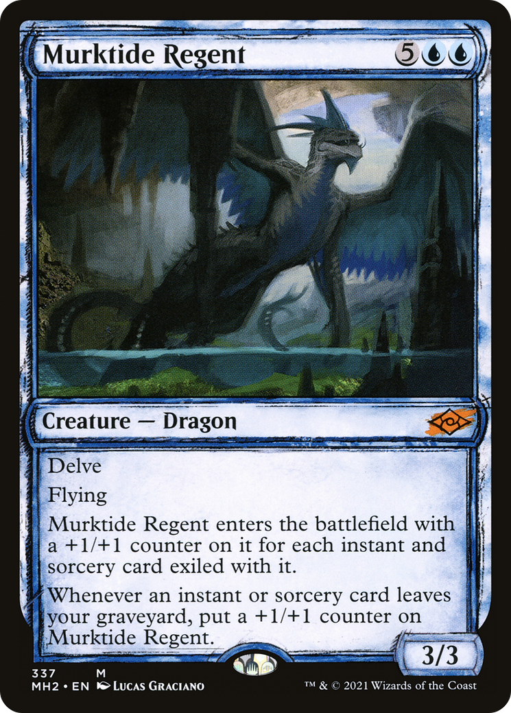 Murktide Regent (Showcase) (MH2-337) - Modern Horizons 2: (Showcase) Foil