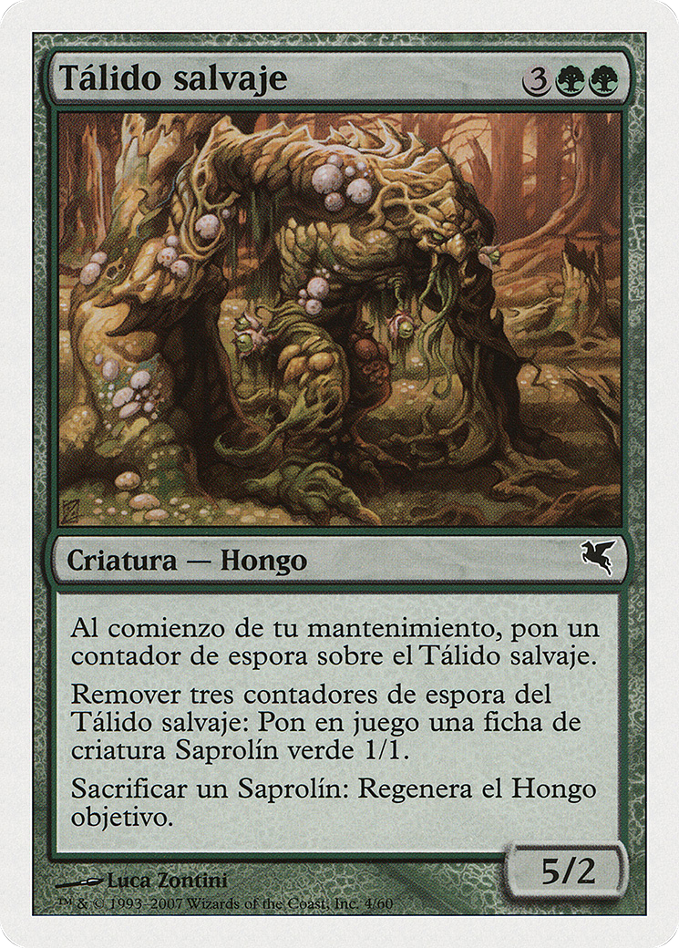Savage Thallid (Spanish) - "Talido salvaje" (J4) (PSAL-0J4) - Salvat 2005