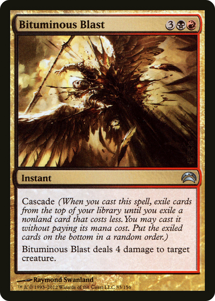 Bituminous Blast (PC2-083) - Planechase 2012 Foil