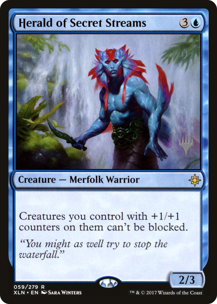 Herald of Secret Streams (PPM20-059) - Ixalan Promos Foil