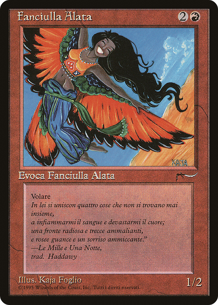 Bird Maiden (Italian) - "Fanciulla Alata" (REN-) - Rinascimento