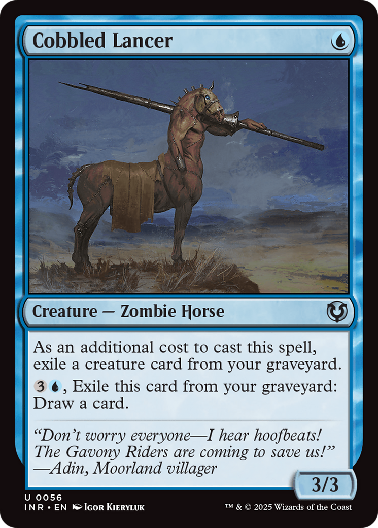 Cobbled Lancer (INR-056) - Innistrad Remastered Foil
