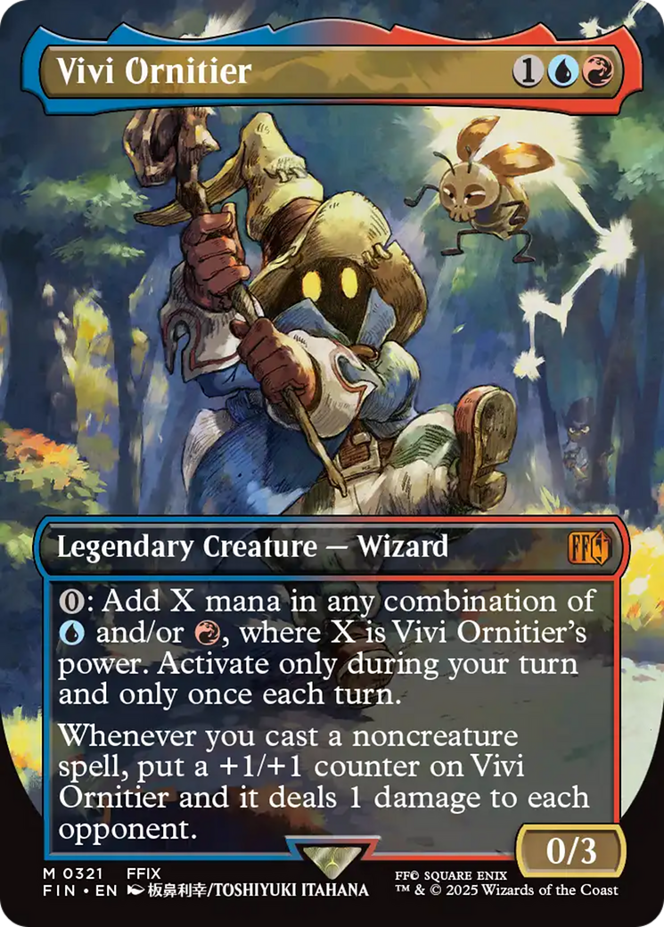 Vivi Ornitier (Borderless) (FIN-321) - FINAL FANTASY (Borderless) Foil