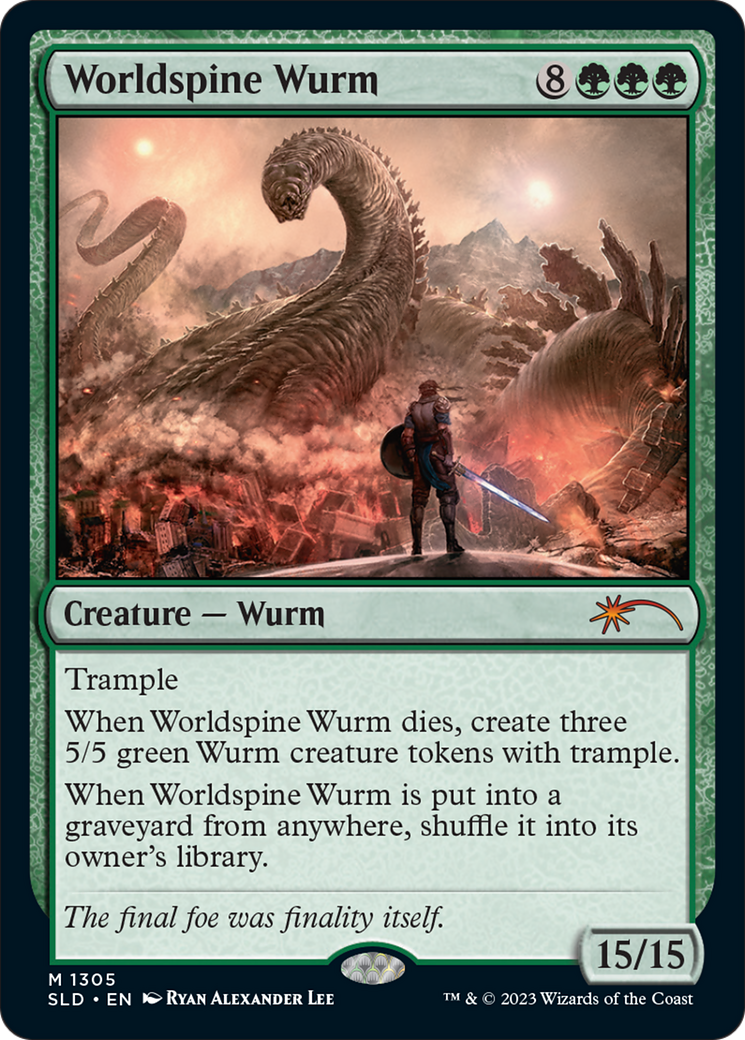 Worldspine Wurm (SLD-1305) - Secret Lair Drop
