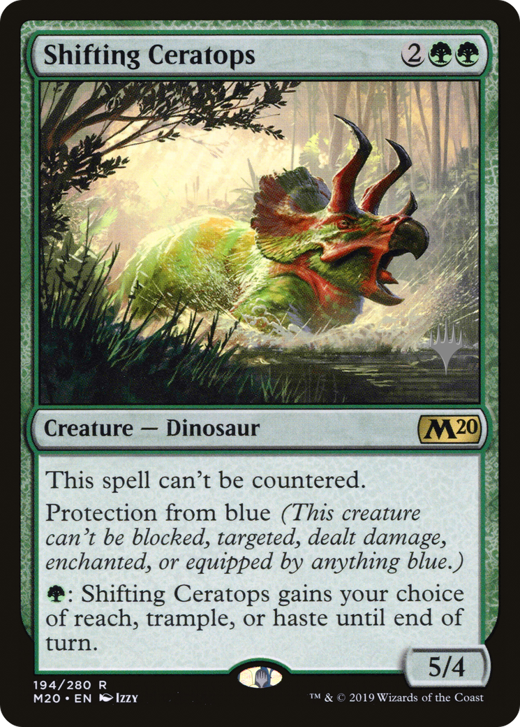 Shifting Ceratops (PPM20-194P) - Core Set 2020 Promos Foil