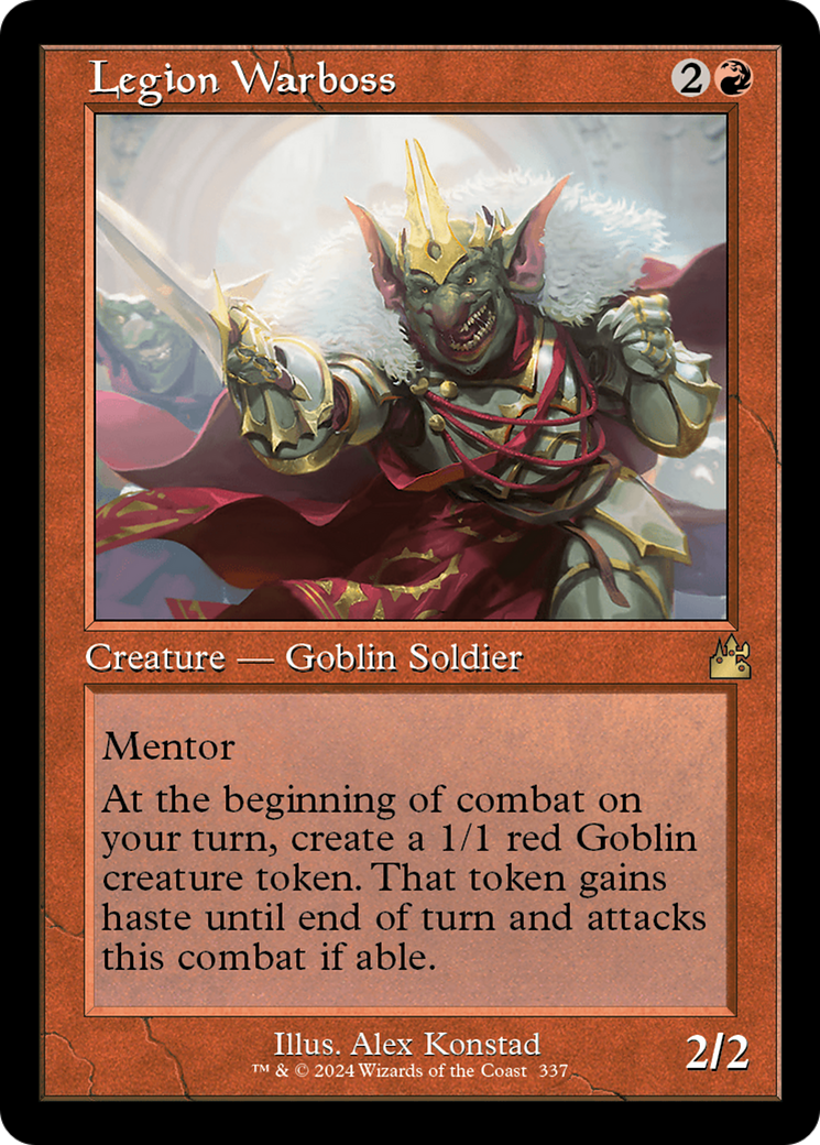 Legion Warboss (Retro Frame) (RVR-337) - Ravnica Remastered