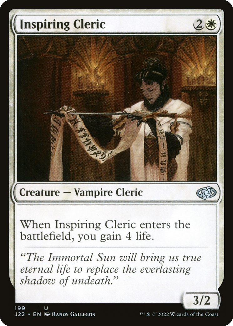 Inspiring Cleric (J22-199) - Jumpstart 2022