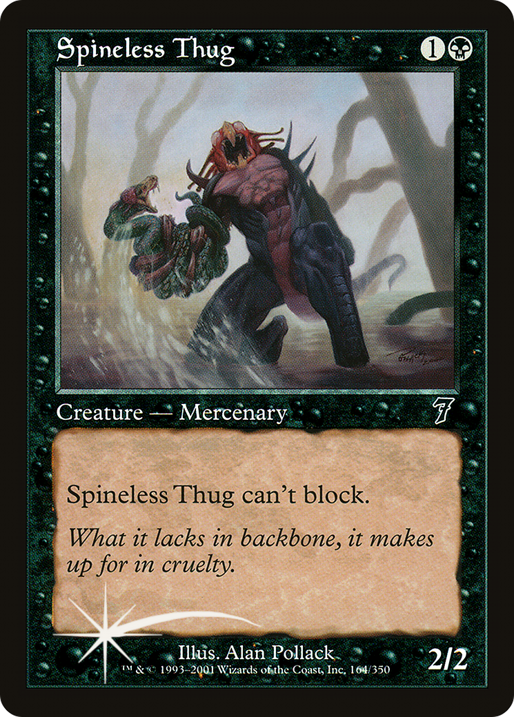 Spineless Thug (7ED-164) - 7th Edition
