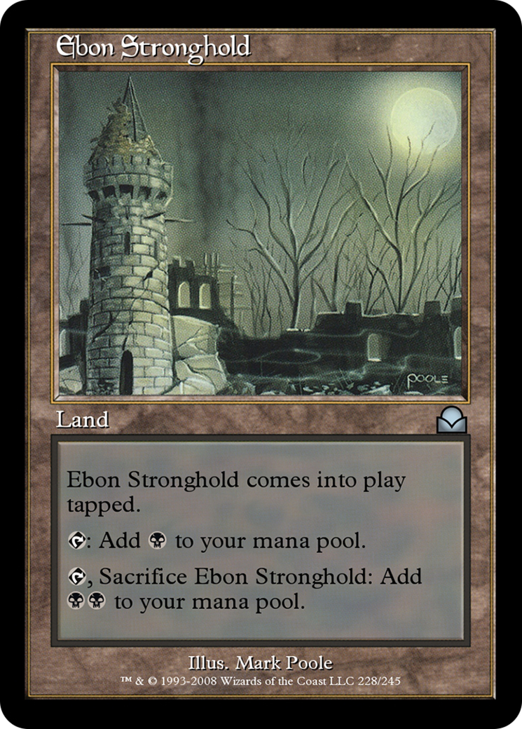 Ebon Stronghold (ME2-228) - Masters Edition II