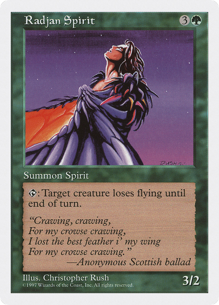 Radjan Spirit (5ED-) - Fifth Edition