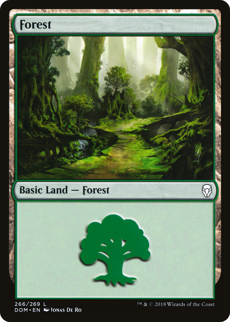 Forest (266) (DOM-266) - Dominaria