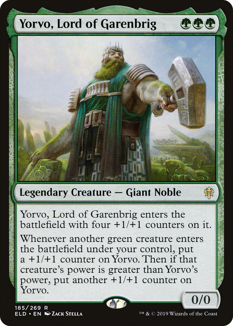 Yorvo, Lord of Garenbrig (ELD-185) - Throne of Eldraine Foil