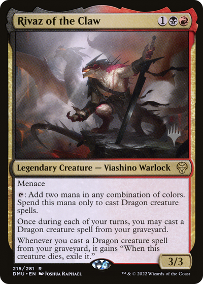 Rivaz of the Claw (PPDMU-215) - Dominaria United Promos Foil