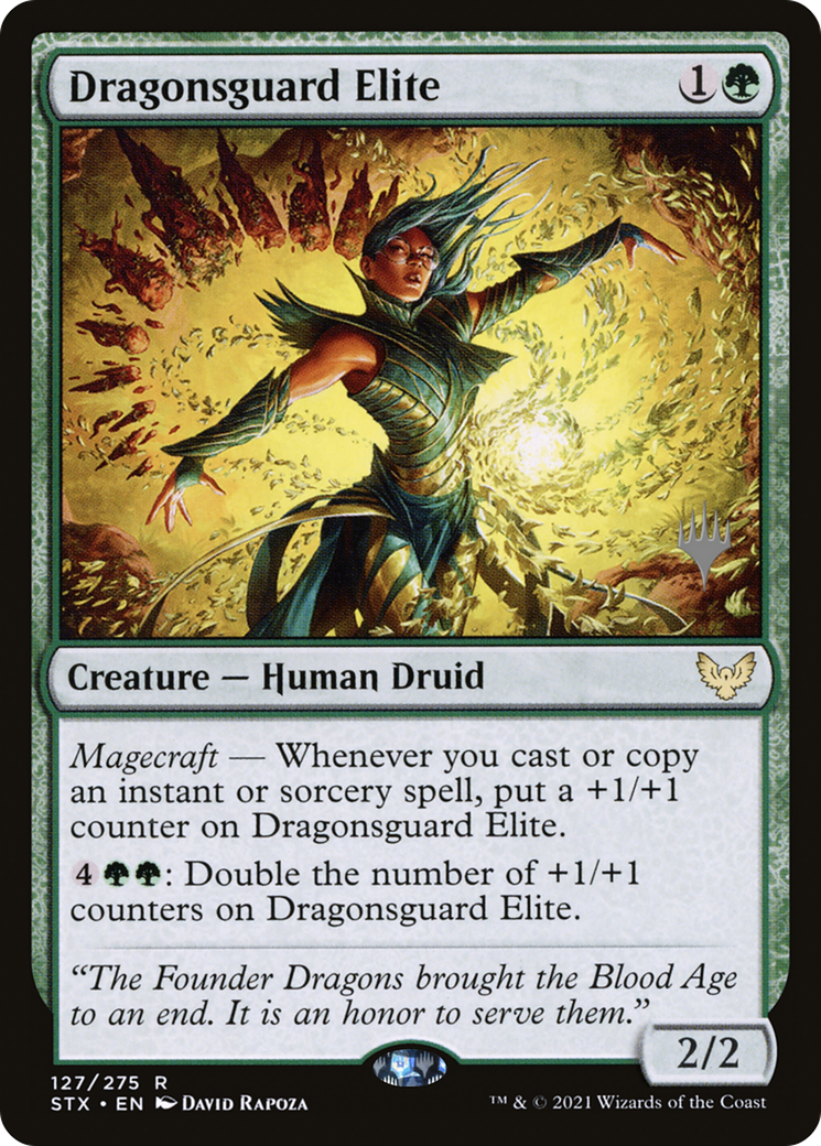 Dragonsguard Elite (PPSTX-127P) - Strixhaven: School of Mages Promos