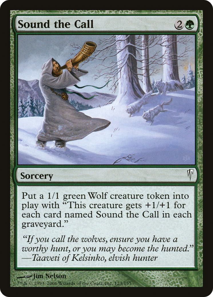Sound the Call (CSP-123) - Coldsnap Foil