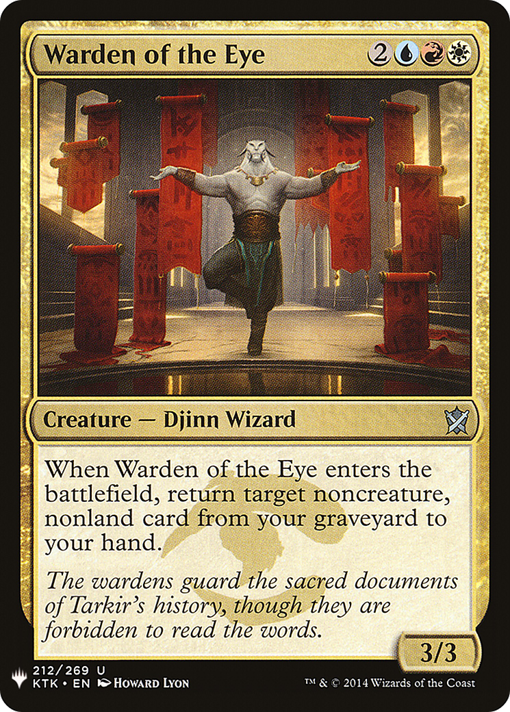 Warden of the Eye (LIST-KTK-212) - The List