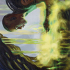 Necrogen Communion // Necrogen Communion (AONE-021) - Phyrexia: All Will Be One Art Series (Borderless) Foil