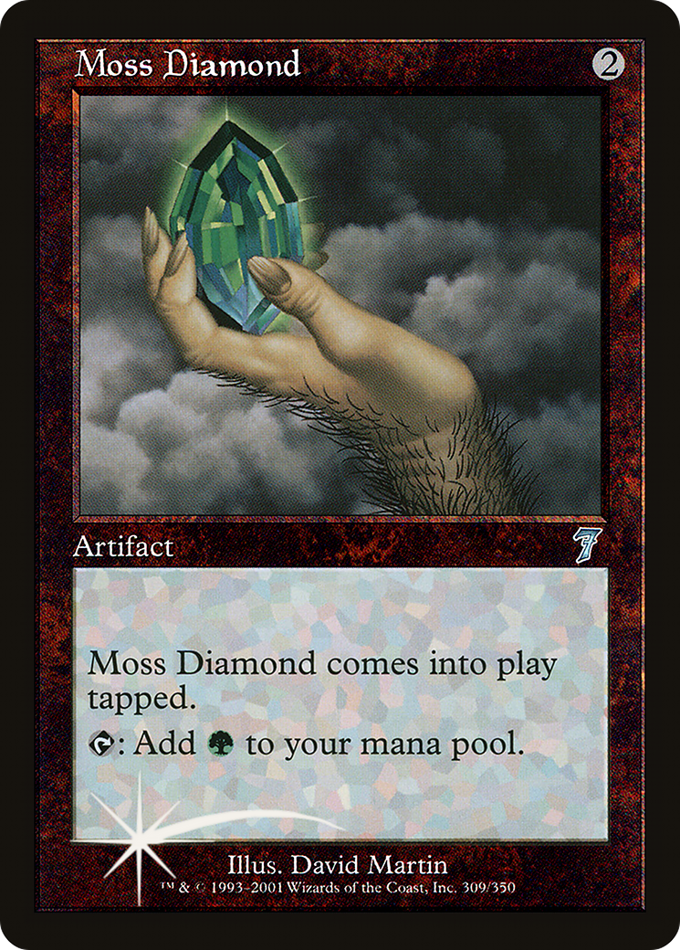 Moss Diamond (7ED-309) - 7th Edition Foil