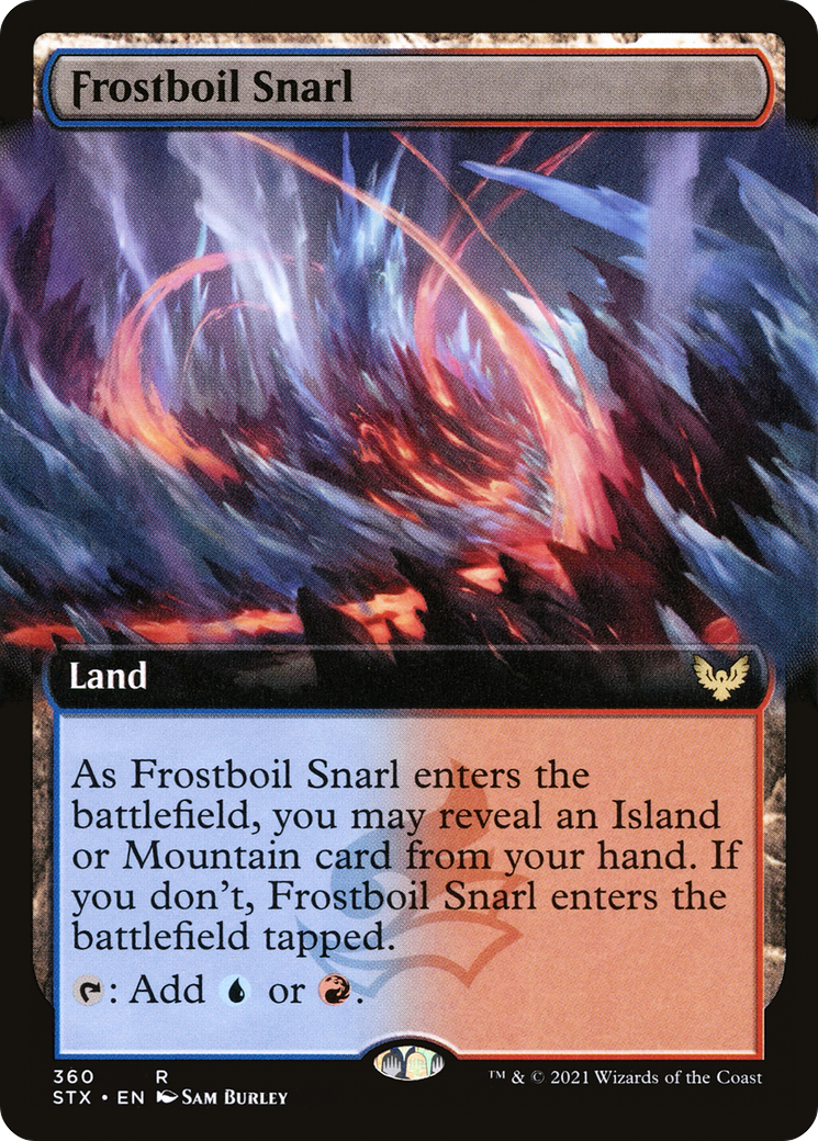 Frostboil Snarl (Extended Art) (STX-360) - Strixhaven: School of Mages: (Extended Art) Foil