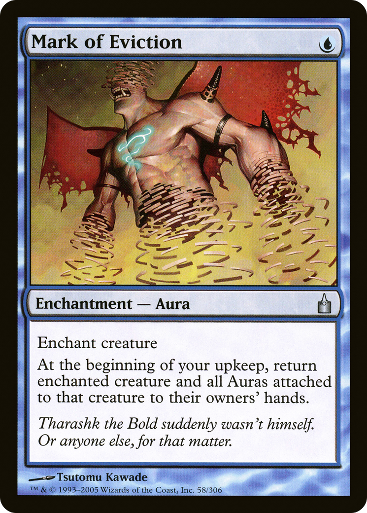 Mark of Eviction (RAV-058) - Ravnica: City of Guilds Foil