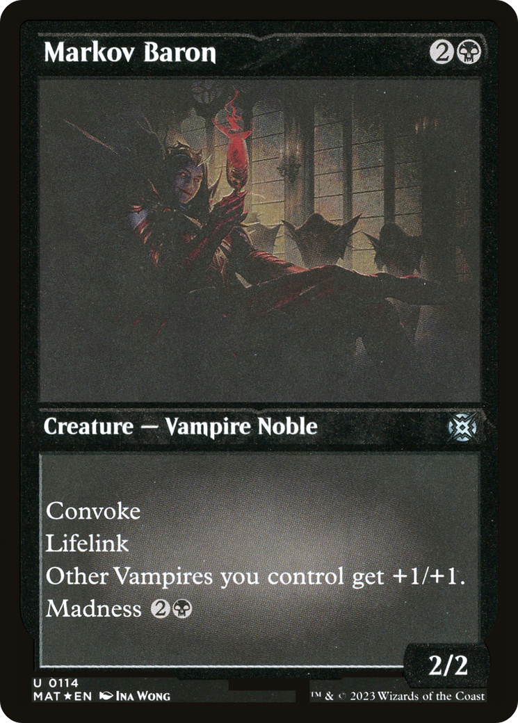 Markov Baron (MAT-114) - March of the Machine: The Aftermath Etched Foil