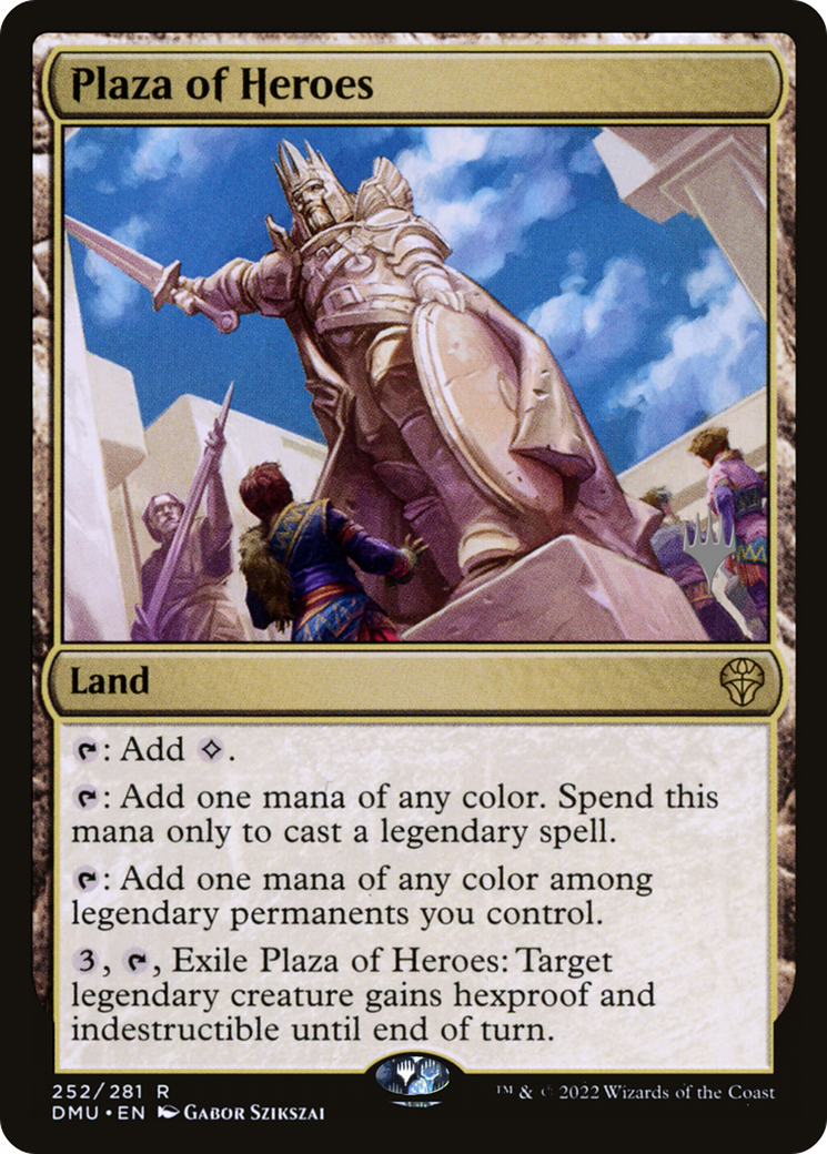 Plaza of Heroes (PPDMU-252) - Dominaria United Promos