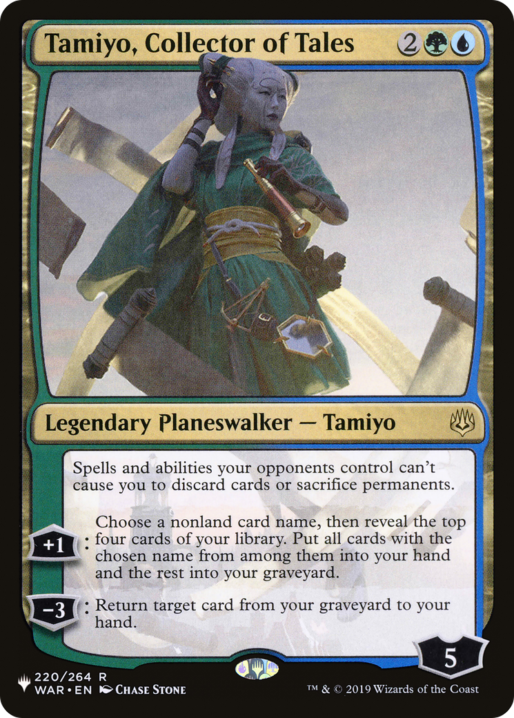 Tamiyo, Collector of Tales (LIST-220/264) - The List