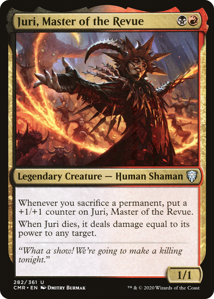 Juri, Master of the Revue (CMR-282) - Commander Legends Foil