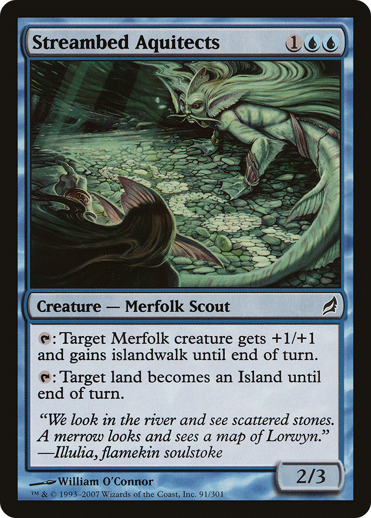 Streambed Aquitects (LRW-091) - Lorwyn Foil