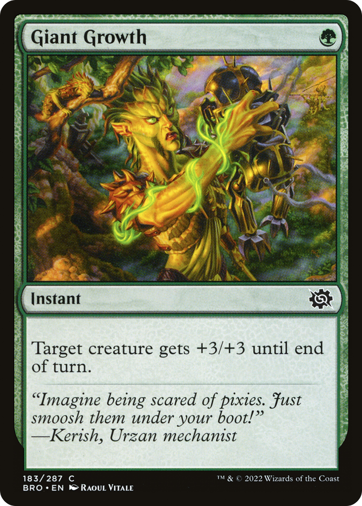 Giant Growth (BRO-183) - The Brothers' War