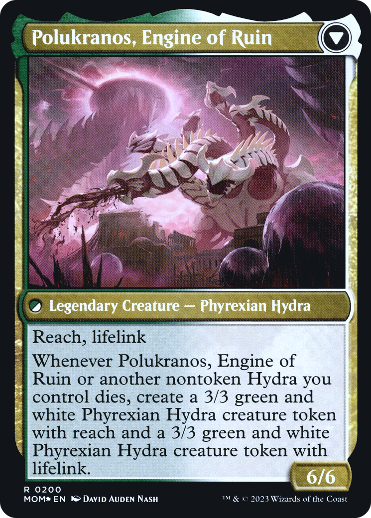 Polukranos Reborn (PRE-200) - March of the Machine Promos Foil