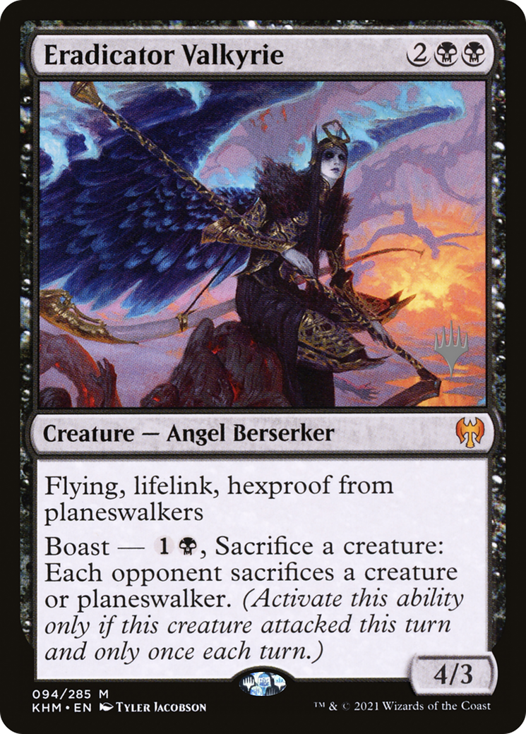 Eradicator Valkyrie (PPKHM-094) - Kaldheim Promos Foil