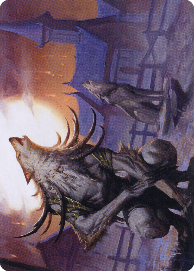 Lord of the Ulvenwald // Lord of the Ulvenwald (AMID-064) - Midnight Hunt Art Series (Borderless)