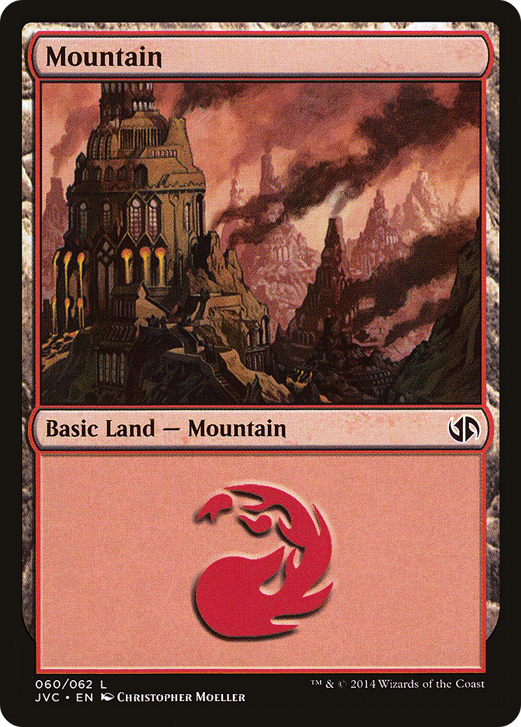Mountain (60) (Jace vs Chandra) (DD3-060) - Duel Decks Anthology: Jace vs. Chandra